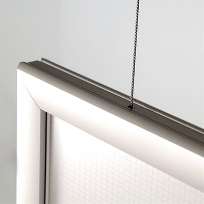 LED-Leuchtrahmen doppelseitig – horizontal