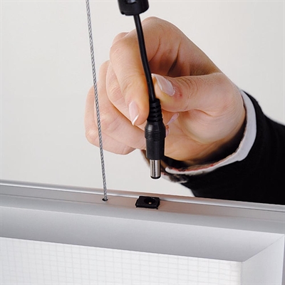 LED-Leuchtrahmen doppelseitig – horizontal
