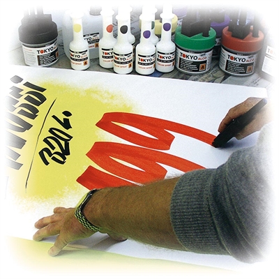 Tokyo Alco – 4 Filzpinsel ohne Tinte