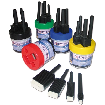 Tokyo Alco – 4 Filzpinsel ohne Tinte
