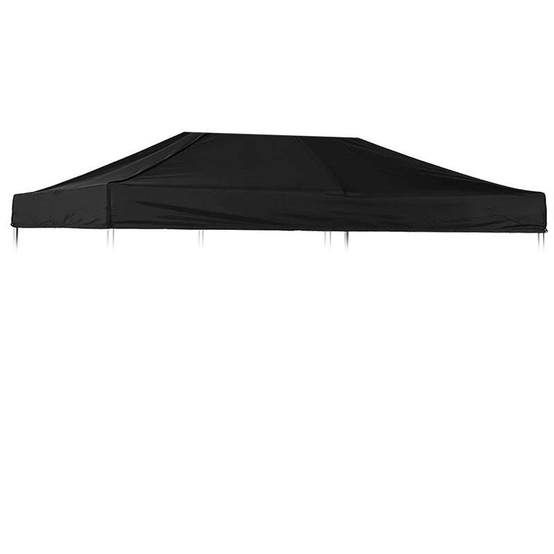 Dach für Eventzelt Lux 3 x 6 m, schwarz