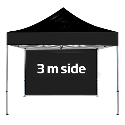 Seite für Eventzelt Lux 3 x 3 m, schwarz
