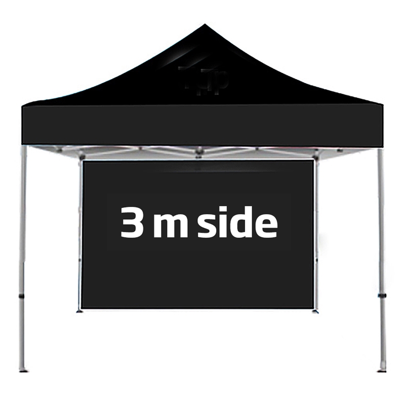 Seite für Eventzelt Lux 3 x 3 m, schwarz