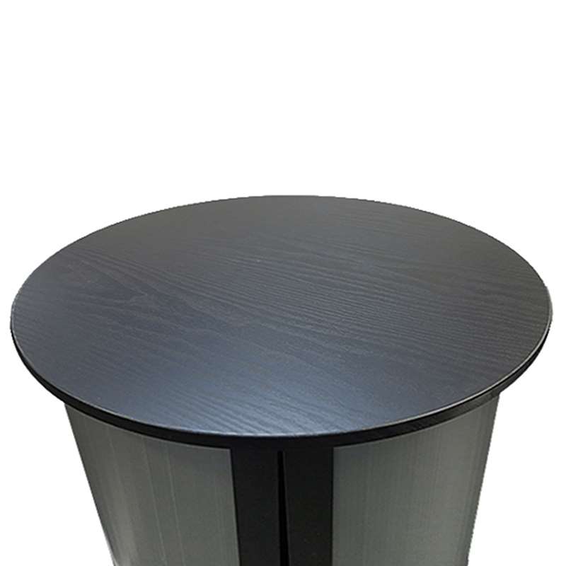 Schwarze Ober-/Unterplatte für Panelcounter Circle