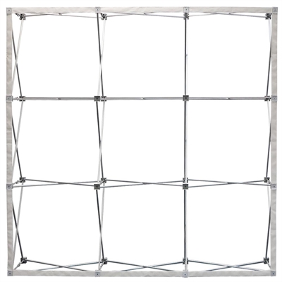 Pop-up-Wand Textilmodell 3x3 inkl. Banner und Druck