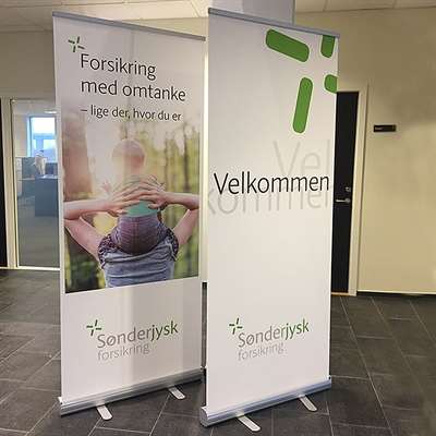 Classic Roll-up, einseitig, Kassette, silbe