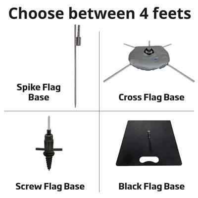 Spike Flag Base, Erdspieß für Beachflags