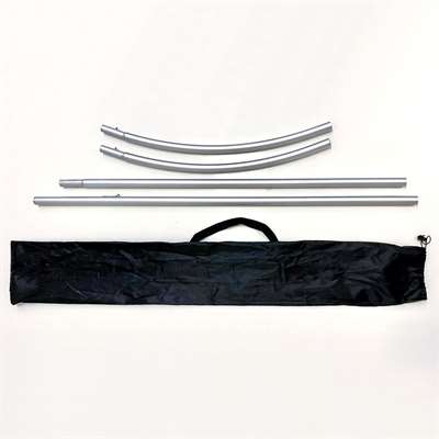 Beachflag, Outdoor-Bow, Large, Aluminiumstange (ohne Fuß und Flagge)