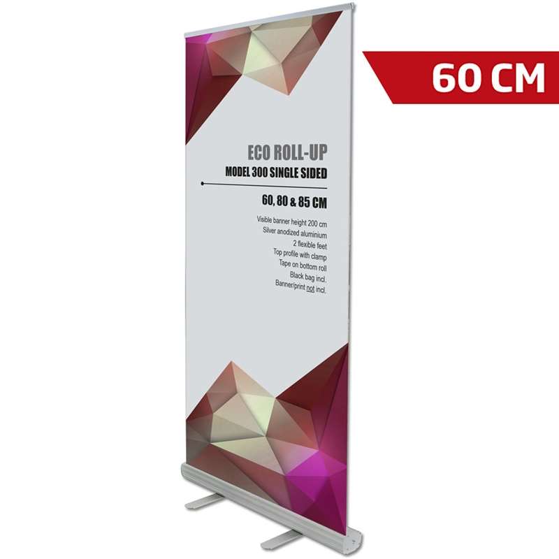 Eco Roll-up einseitige Kassette, silber