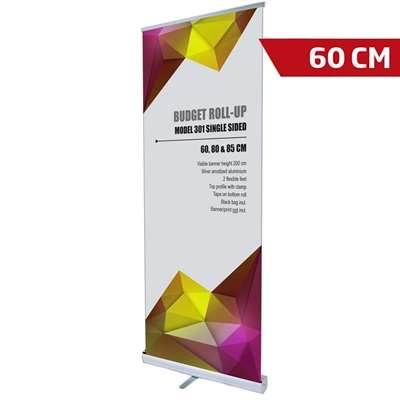 Budget Roll-up einseitige Kassette – Silber