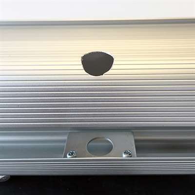 Basic Roll-up einseitig – silber – mit Banner und Aufdruck