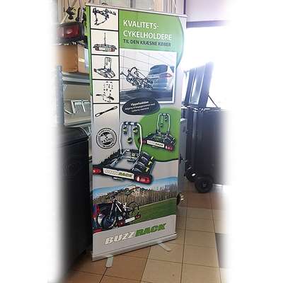 Basic Roll-up einseitig - 85x200 cm - Silber