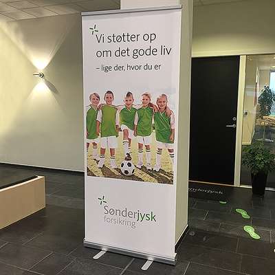 Basic Roll-up einseitig - 85x200 cm - Silber