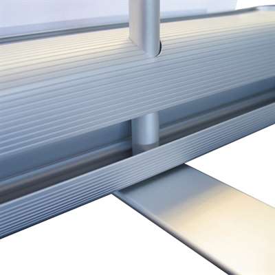 Basic Roll-up einseitig - 85x200 cm - Silber
