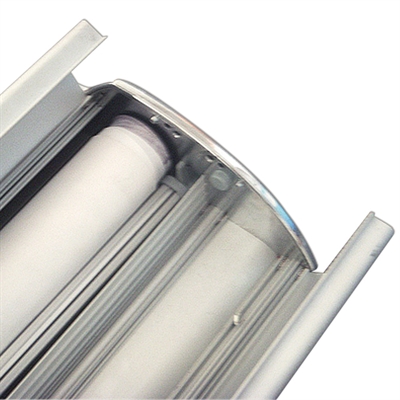 Lux Roll-up Kassete, silber, einseitig