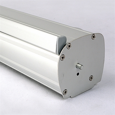 Business Roll-Up, einseitig inkl. Druck und Tasche, Alu, 85 cm breit