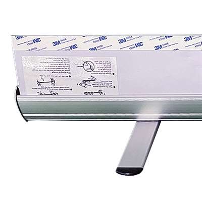 Business Roll-Up einseitig, Kassette, Alu
