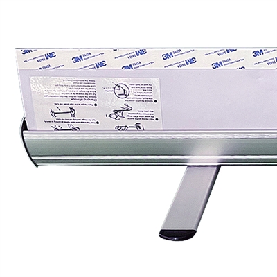 Business Roll-Up, einseitig inkl. Druck und Tasche, Alu, 85 cm breit