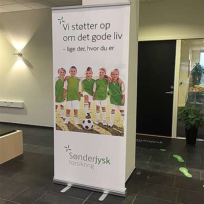 Business Roll-Up einseitig, Kassette, Alu