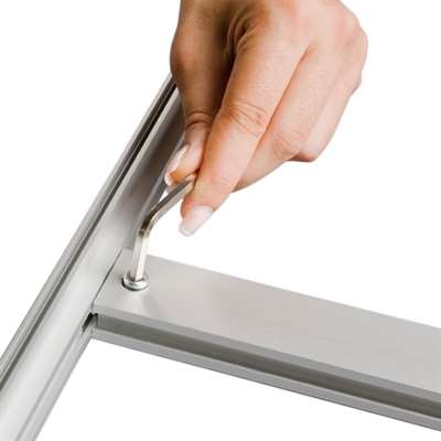 Winkelhalter für H-Profil für Maxiframes, 12 Stk.