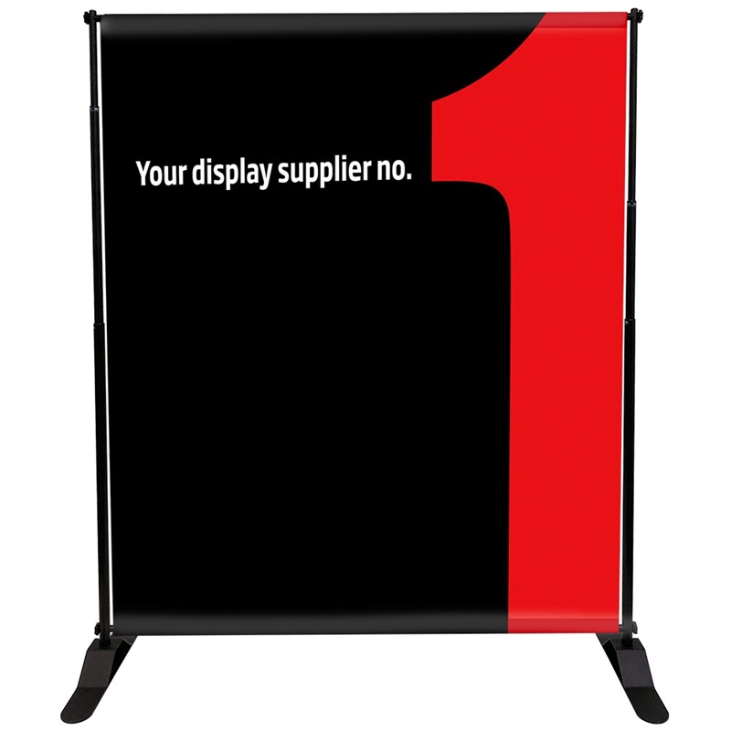 Bannerwand Teleskopisch, max. 240x240cm, schwarz