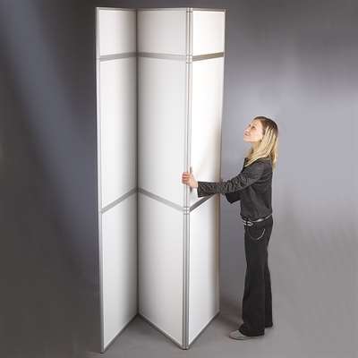 Expo-Wall Messewand 3-teilig, 219 x 239 cm