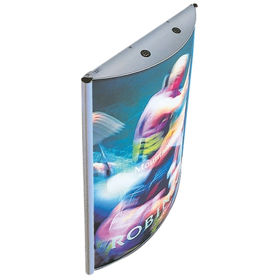 LED-Konvex-Leuchtrahmen einseitig