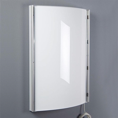 LED-Konvex-Leuchtrahmen einseitig