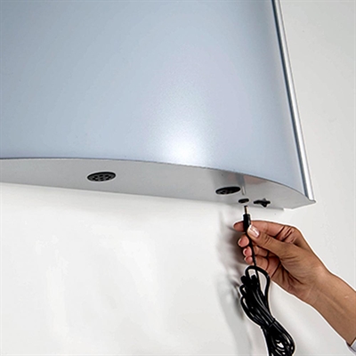 LED-Konvex-Leuchtrahmen einseitig