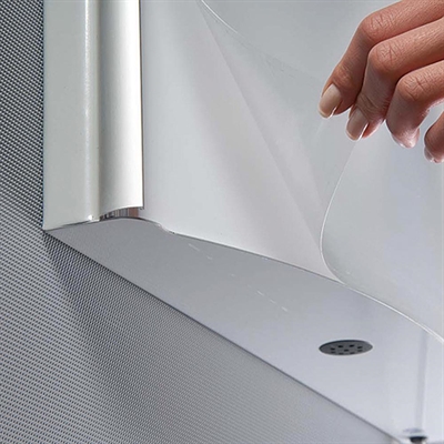 LED-Konvex-Leuchtrahmen einseitig