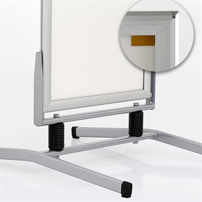 Wind-Line Basic Kundenstopper – A1 – Silber