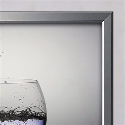 Alu-Klapprahmen - 20 mm - 70x100 cm - Silber