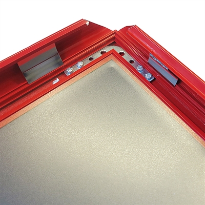 Alu Klapprahmen 32 mm Profil ROT