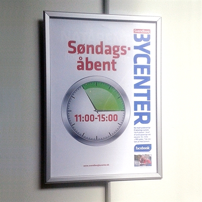 Alu-Klapprahmen - 32 mm - A3 - Silber