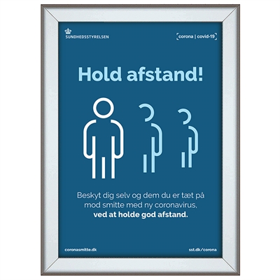 Alu-Klapprahmen - 32 mm - A3 - Silber