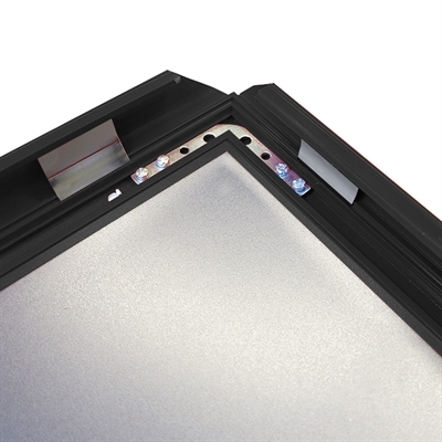 Alu Klapprahmen 32 mm Profil schwarz