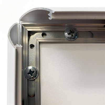 Alu Klapprahmen 25 mm – Weiß