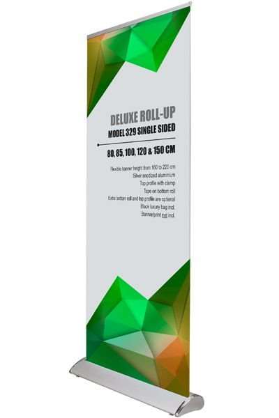 Deluxe Roll-up-Kassette, einseitig, Alu