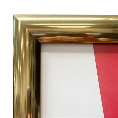 Klapprahmen 25 mm Gold glänzend