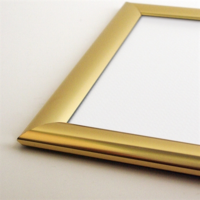 Klapprahmen 25 mm Gold glänzend