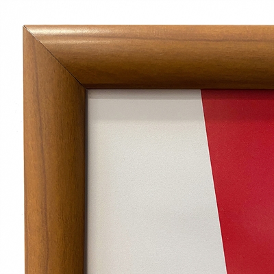 Klapprahmen 25 mm Profil - Holzoptik