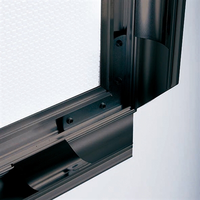 Antik-Aluminium-Klapprahmen 40 mm Schwarz