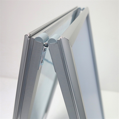 Alu-Line Standard Kundenstopper - A2 - Silber