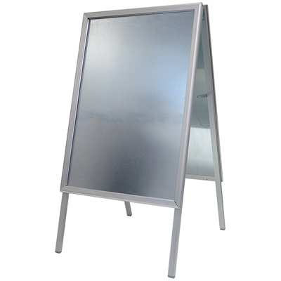 Alu-Line Standard Kundenstopper, silber, 50 x 70 cm