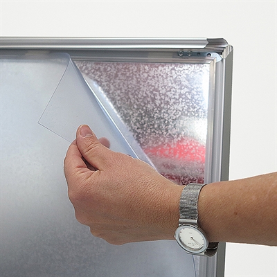 Alu-Line Standard Kundenstopper, silber, 50 x 70 cm