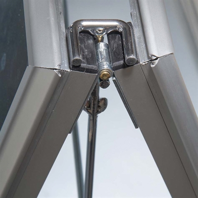 Plattenhalter für Holzplatte - Silber - A0