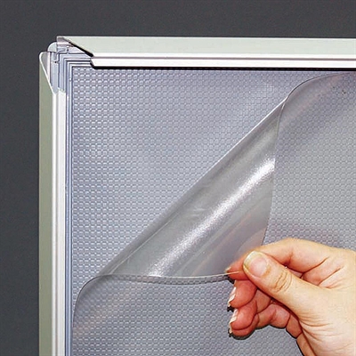 Alu-Klapprahmen abschließbar mit 32 mm Profil