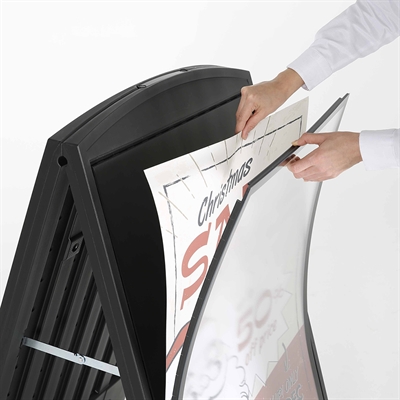 Compact Kunststoff-Kundenstopper