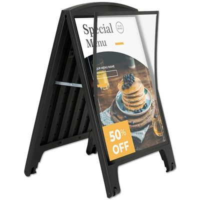 Compact Kunststoff-Kundenstopper
