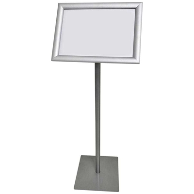 BASIC Infostand A4, Silber/Schwarz